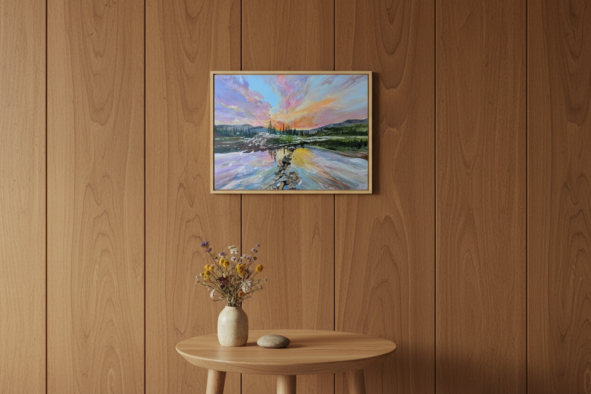 Alpine Sunset – Above Small Table 12x16