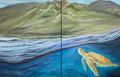 Spirit Animal 'The Turtle' Diptych
