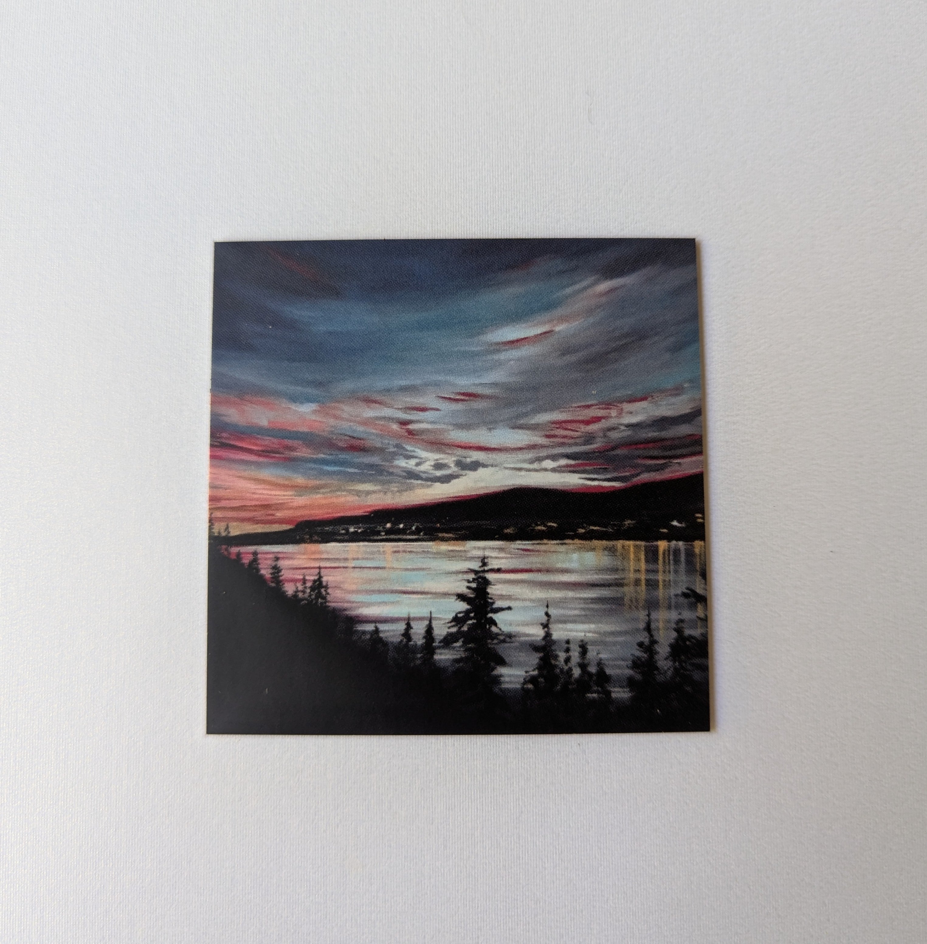Night Reflection Art Magnet