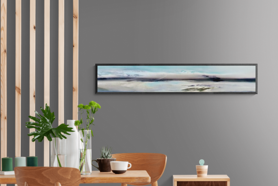 Abstract Landscape - Pale Blue